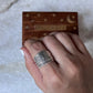 Tribal Textured Wire Stack Band 925 Sterling Silver Ring