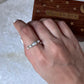 Fresh Water Pearls 3 Band 925 Sterling Silver Ring