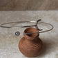 Moonstone Moon Adjustable 925 Sterling Silver Arm Cuff