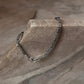 Antique patterned bracelet in 925 sterling silver  