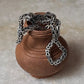 Classic Antique Patterned Silver Bracelet for Everyday Wear