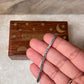 Heritage-style silver bracelet in oxidized finish  