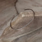Hammered Adjustable Stackable 925 Sterling Silver Kada