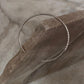 Hammered Adjustable Stackable 925 Sterling Silver Kada