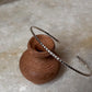 Hammered Adjustable Stackable 925 Sterling Silver Kada
