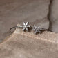 Elegant Double Star Cubic Zirconia Adjustable Silver Kada  