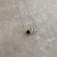 Black Onyx Snake / Serpent Minimal 925 Sterling Silver Bracelet