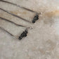 Sterling silver floral anklet with layered design  