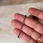 Black Beads Nazariya 925 Sterling Silver Handcrafted Bracelet
