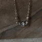 Sterling silver anklet with lotus flower design  