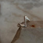 Sculpture Abstract 925 Sterling Silver Ring  
