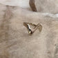 Unique Artistic Abstract Silver Ring for Women  