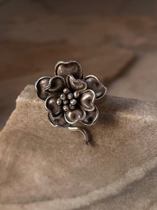 Blooming Beauty Handcrafted Bohemian 925 Sterling Silver Ring