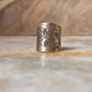 Antique Bohemian Lavender Flower Handcrafted Adjustable 925 Sterling Silver Ring