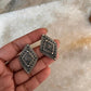 Tribal Handcrafted Rawa 925 Sterling Silver Earrings