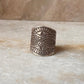 Antique Bohemian Anant Mandala Handcrafted Adjustable 925 Sterling Silver Ring
