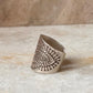 Antique Bohemian Anant Mandala Handcrafted Adjustable 925 Sterling Silver Ring