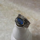 Labradorite Pear Rustic 925 Sterling Silver Ring