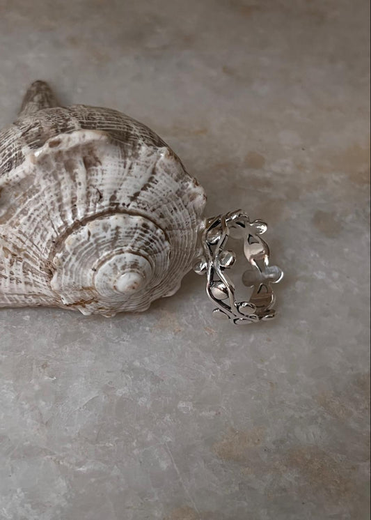 Boho 925 Sterling Silver Tribal Style Ring