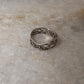 Floral Garden Band 925 Sterling Silver Ring