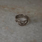 Floral Garden Band 925 Sterling Silver Ring