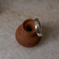 Chunky Hammered Thick Band 925 Sterling Silver Unisex Band Ring