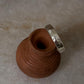 Chunky Hammered Thick Band 925 Sterling Silver Unisex Band Ring