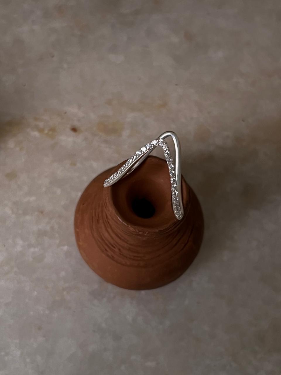 Vanki Cz Shiny 925 Sterling Silver Ring