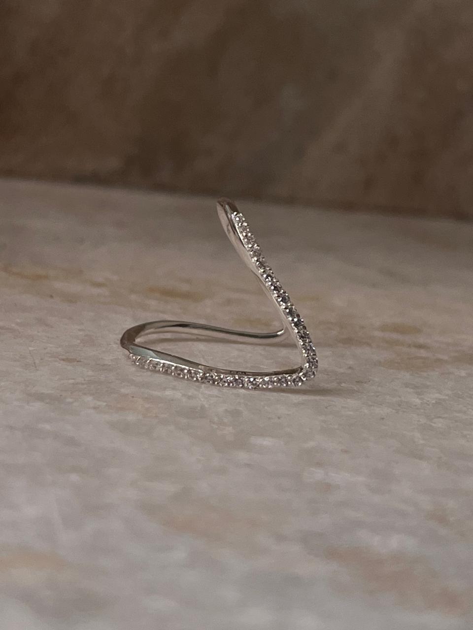 Vanki Cz Shiny 925 Sterling Silver Ring