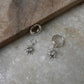 Sunshine Moonstone Plain 925 Sterling Silver Huggies