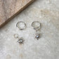 Sunshine Moonstone Plain 925 Sterling Silver Huggies