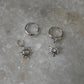 Sunshine Moonstone Plain 925 Sterling Silver Huggies