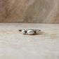 Fresh Water Pearls 3 Band 925 Sterling Silver Ring