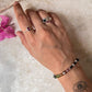 Harmony Shield- Multi Tourmaline & Clear Quartz Handcrafted 925 Sterling Silver Bracelet