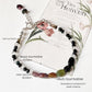 Harmony Shield- Multi Tourmaline & Clear Quartz Handcrafted 925 Sterling Silver Bracelet