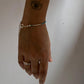Apatite & Silver 2mm Beads Handcrafted 925 Sterling Silver Bracelet