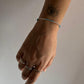 Apatite & Silver 2mm Beads Handcrafted 925 Sterling Silver Bracelet
