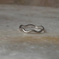 Wavy Stackable Band 925 Sterling Silver Ring