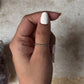 Twist Rope Minimal Stack Band 925 Sterling Silver Ring