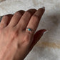 Faux Turquoise Moon Phases 925 Sterling Silver Ring