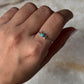 Faux Turquoise Moon Phases 925 Sterling Silver Ring