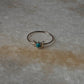 Faux Turquoise Moon Phases 925 Sterling Silver Ring