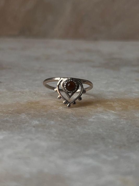 Tiger's Eye Boho 925 Sterling Silver Ring