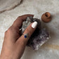 Lapis Lazuli Fan Boho 925 Sterling Silver Ring