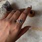 Lapis Lazuli Flower 925 Sterling Silver Ring