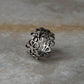 Bloom Floral Adjustable 925 Sterling Silver Ring