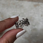 Bloom Floral Adjustable 925 Sterling Silver Ring