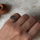 Bloom Floral Adjustable 925 Sterling Silver Ring