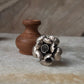 Rose Bohemian Handmade Statement 925 Sterling Silver Adjustable Ring