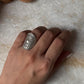 Sun Mandala Bohemian Handmade Statement Adjustable 925 Sterling Silver Ring